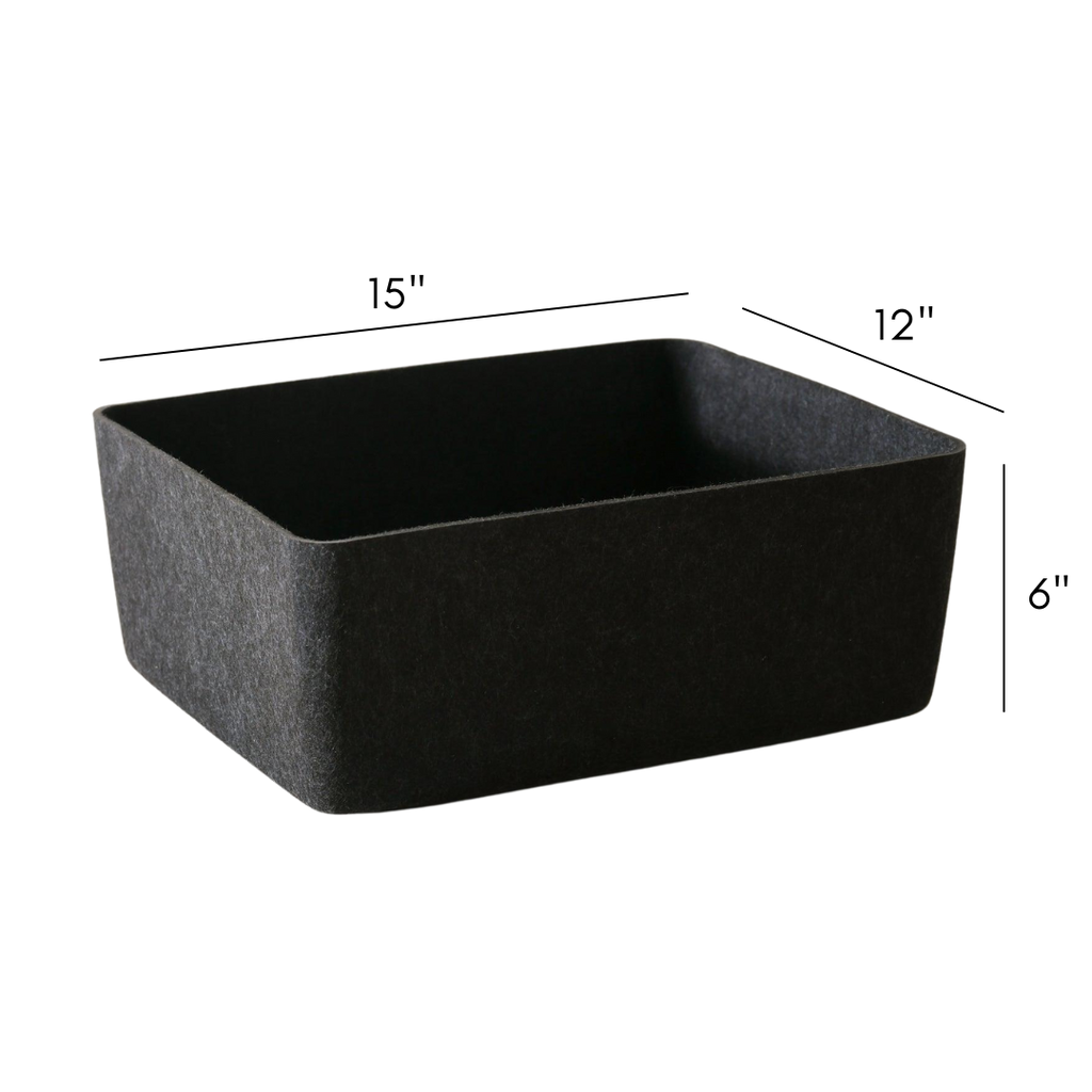 The Sculpted Bin - Large with Lid